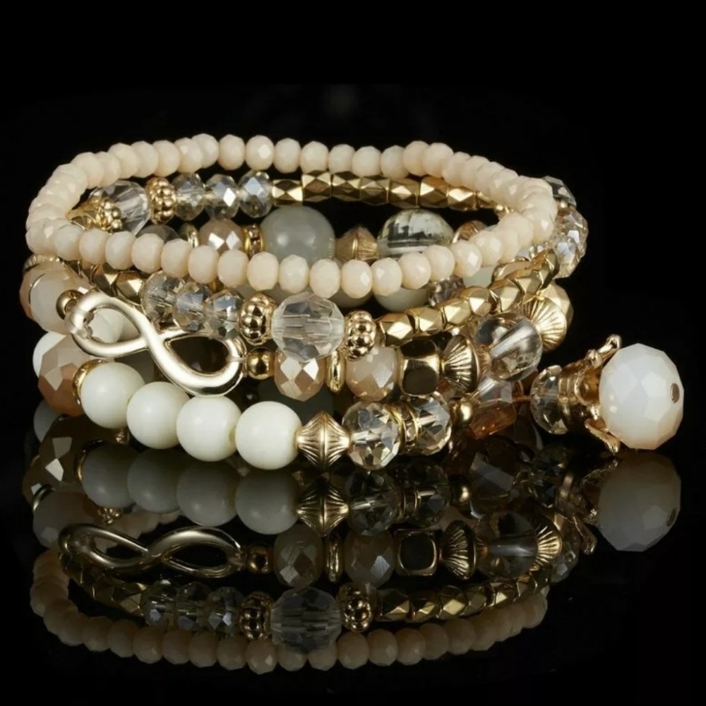 Multilayer Crystal Bracelet